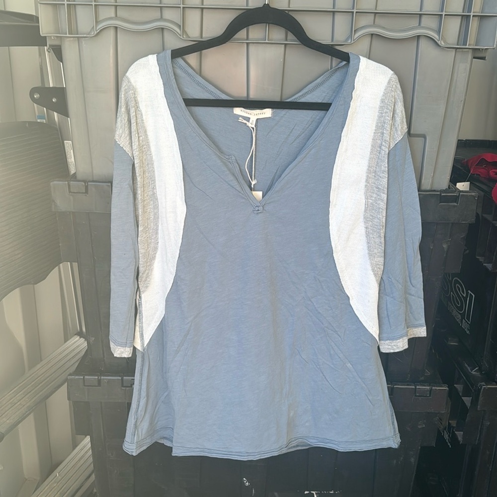 Gilded intent flowy top